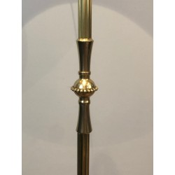 Lampadaire de Parquet en Laiton dans le Goût de la Maison Jansen