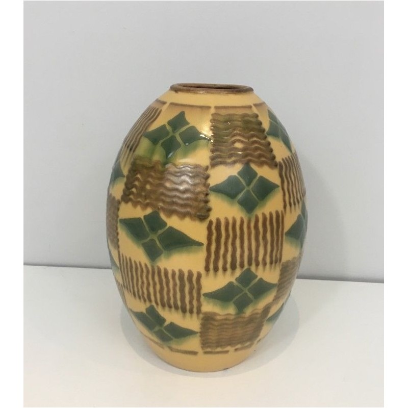 Vase Art Déco en Céramique
