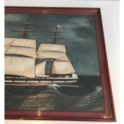 Importante Maquette Demi-Plan Peinte du Bâteau Northbroox