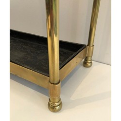 Large Brass and Cast Iron Umbrella Stand, French, Circa 1900