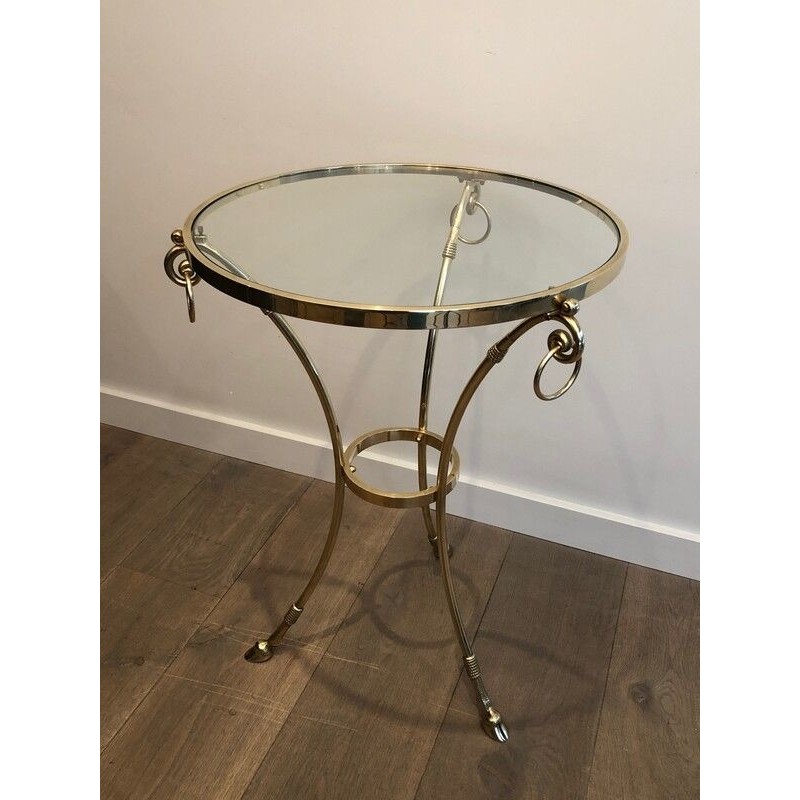 Brass Gueridon in the Style of Maison Jansen
