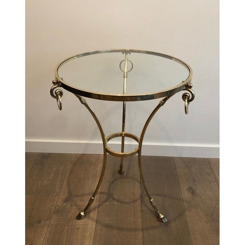 Brass Gueridon in the Style of Maison Jansen
