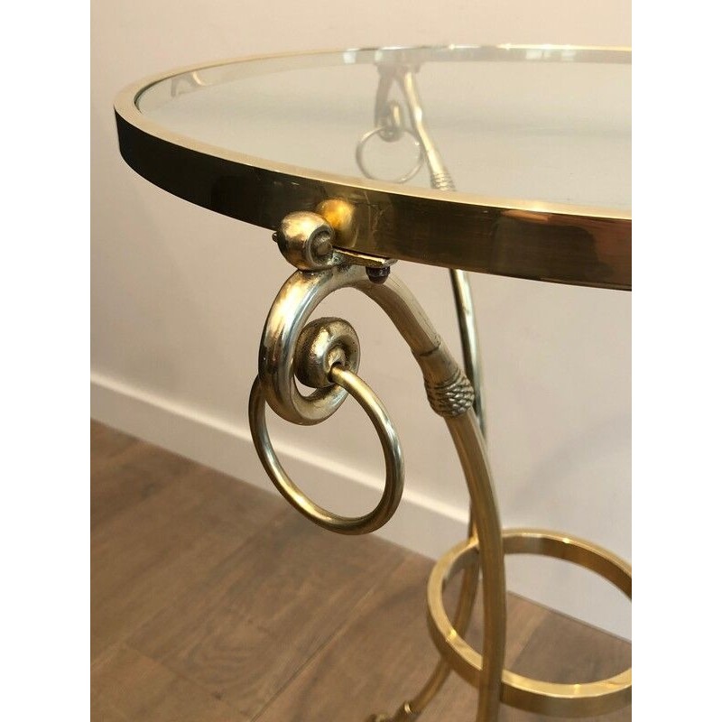 Brass Gueridon in the Style of Maison Jansen