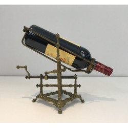 Silver Plated Decanter with Claw Feet, Requires Restoration, French, Circa 1900