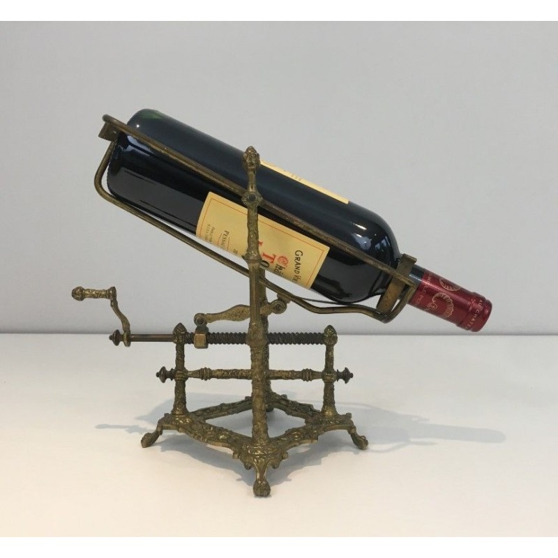 Silver Plated Decanter with Claw Feet, Requires Restoration, French, Circa 1900