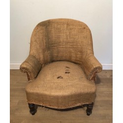 Pair of Napoleon III Armchairs to Reupholster, French Work, Circa 1880