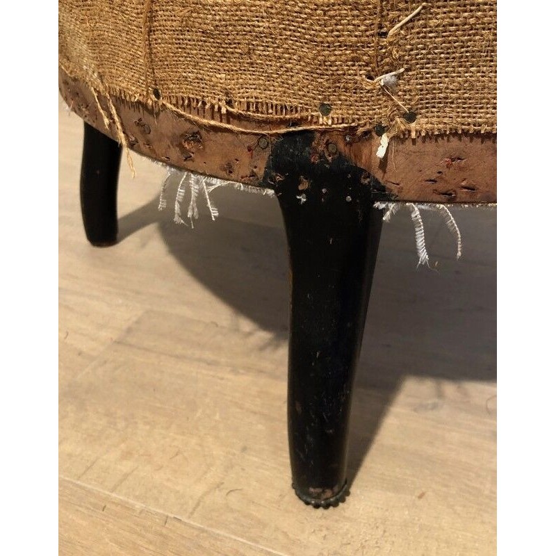 Paire de fauteuils Napoleon III à regarnir 