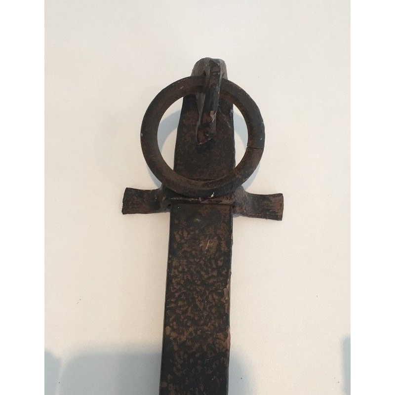 Suite de 3 Appliques en Fer Forgé