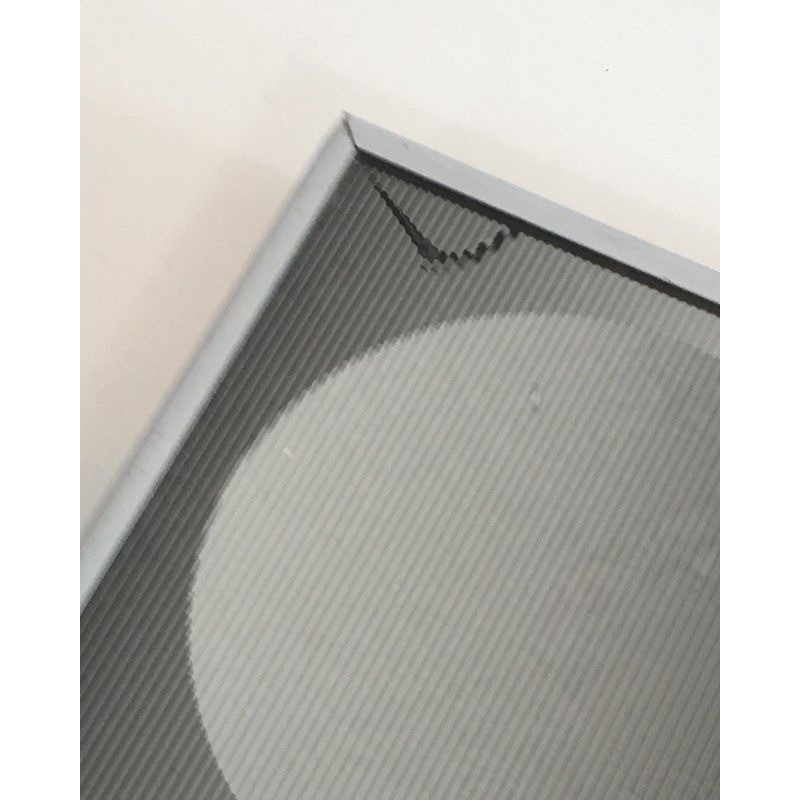 Miroir Art Optique dans le Goût de Victor Vasarely, Travail Français, Vers 1970