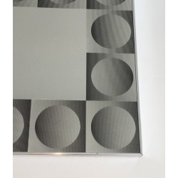 Op Art Mirror in the Style of Victor Vasarely, French Work, Circa 1970