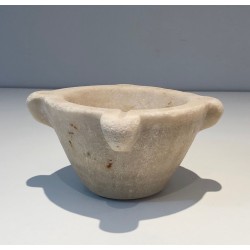 French Marble Mortar, 18th Century