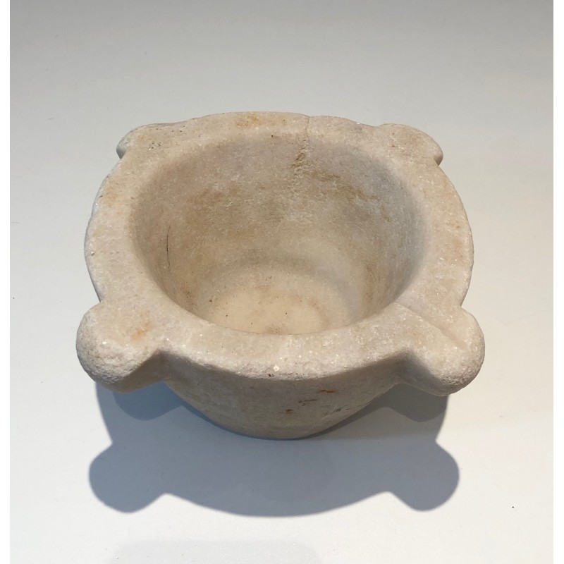 French Marble Mortar, 18th Century