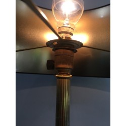 Neoclassical Style Brass Floor Lamp, French Work, Circa 1940