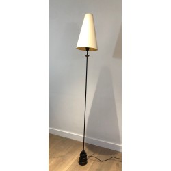 Lampadaire de Parquet en Fer Forgé