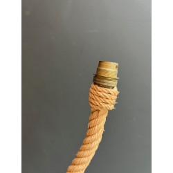 Rope Anchor Chandelier by Adrien Audoux and Frida Minet, French Work, Circa 1950