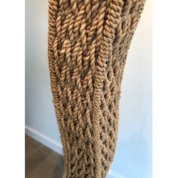 Lampadaire en Corde sur base en Métal