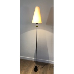 Lampadaire en Fer Forgé et Fonte, Travail Français, vers 1970 | Maison BARROIS