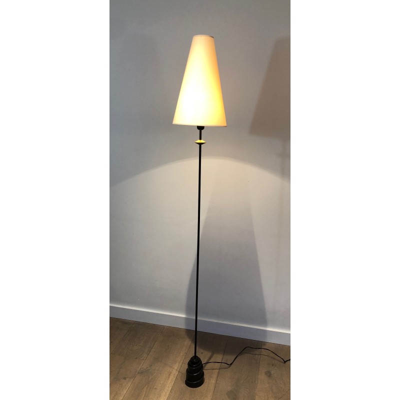Lampadaire en Fer Forgé et Fonte, Travail Français, vers 1970 | Maison BARROIS