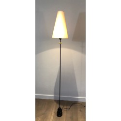 Lampadaire de Parquet en Fer Forgé