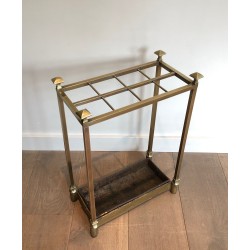 Porte-Parapluies en Laiton et Fonte, Travail Français, Vers 1900