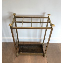 Brass and Cast Iron Umbrella Stand, French Work, Circa 1900