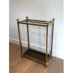 Porte-Parapluies en Laiton et Fonte, Travail Français, Vers 1900
