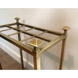 Brass and Cast Iron Umbrella Stand, French Work, Circa 1900
