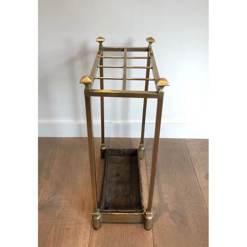 Porte-Parapluies en Laiton et Fonte, Travail Français, Vers 1900