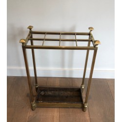 Brass and Cast Iron Umbrella Stand, French Work, Circa 1900
