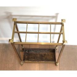 Porte-Parapluies en Laiton et Fonte, Travail Français, Vers 1900