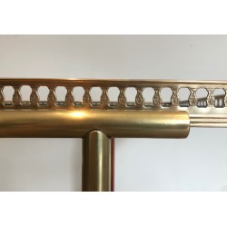 Mahogany and Brass Drinks Trolley, French Work, Circa 1940