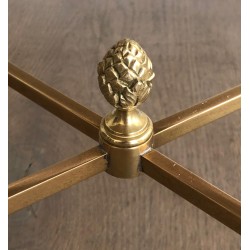 Brass nesting Tables by Maison Jansen