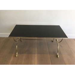 Table basse en Laiton. Maison Jansen