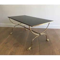 Table basse en Laiton. Maison Jansen