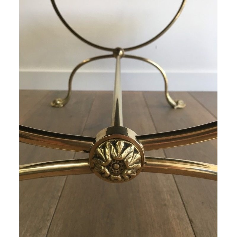 Table basse en Laiton. Maison Jansen