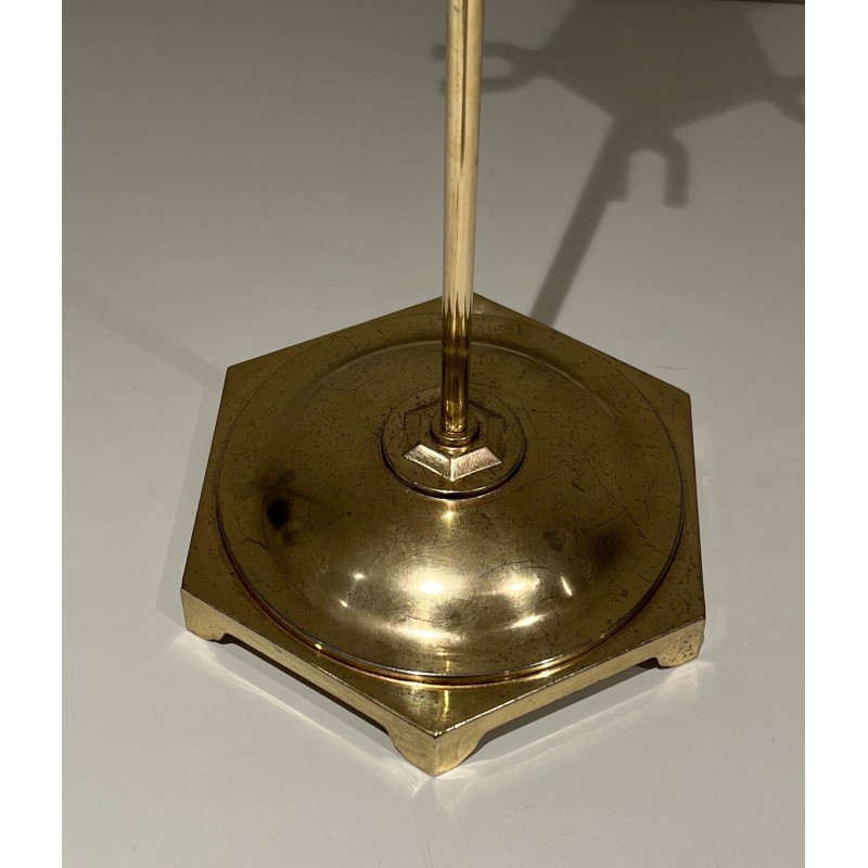 Nécessaire de Feu Moderniste en Laiton, Travail Français, Vers 1970