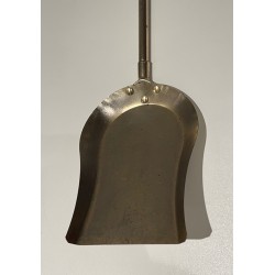 Nécessaire de Feu Moderniste en Laiton, Travail Français, Vers 1970