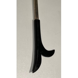 Modernist Brass Fireplace Tools Set, French Work, Circa 1970