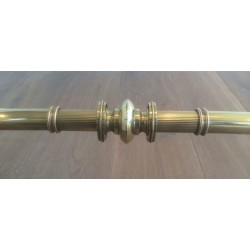 Neoclassical Brass and Glass Coffee Table by Raymond Subes, French Work, Circa 1940