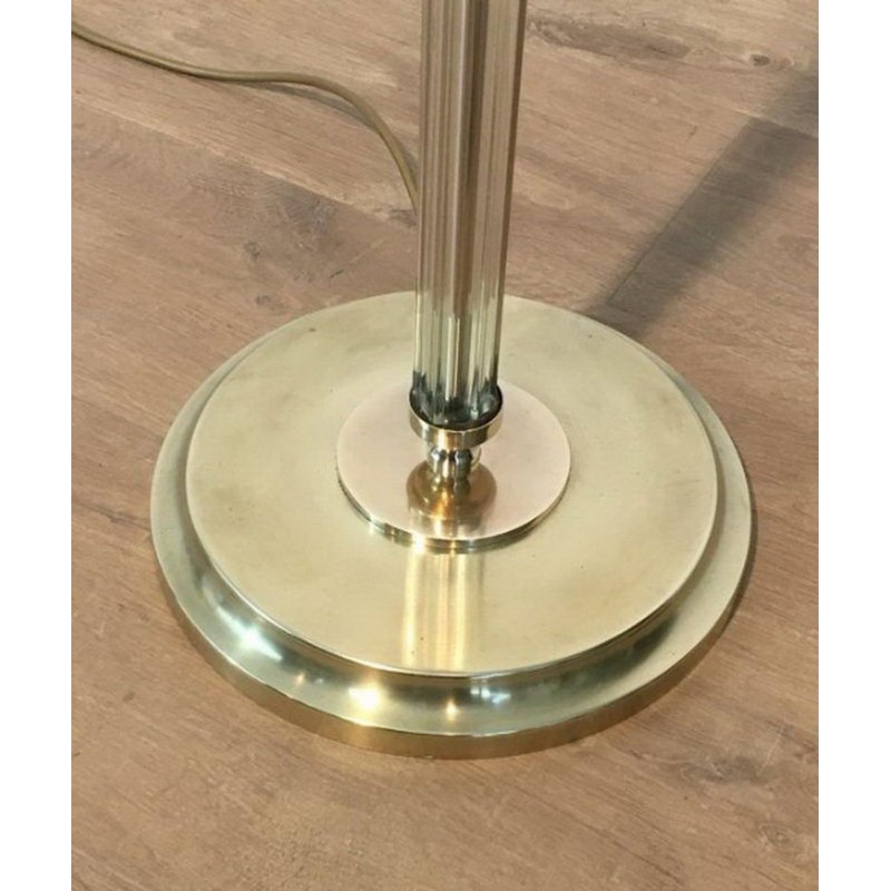 Nice Brass and lucite Floor Lamp