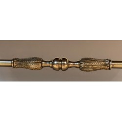 Neoclassical Brass and Green Marble Coffee Table by Raymond Subes, French Work, Circa 1940