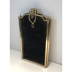 Pare-Feu en Laiton et Grillage de Style Louis XVI