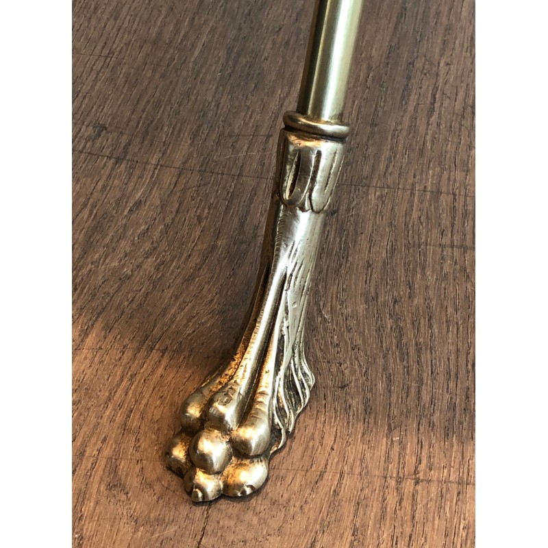 Guéridon en Laiton et Acajou de la Maison Jansen