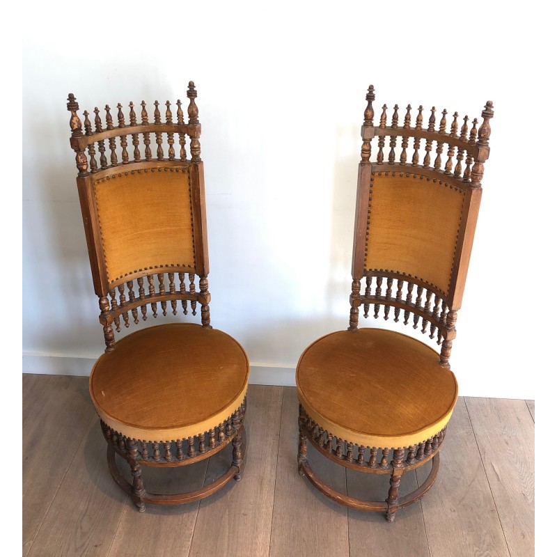 Paire de Chaises Arts & Crafts, Vers 1900