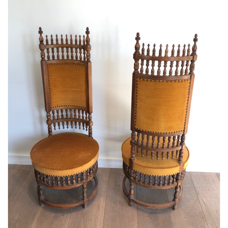 Paire de Chaises Arts & Crafts, Vers 1900