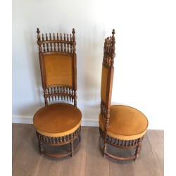 Paire de Chaises Arts & Crafts, Vers 1900