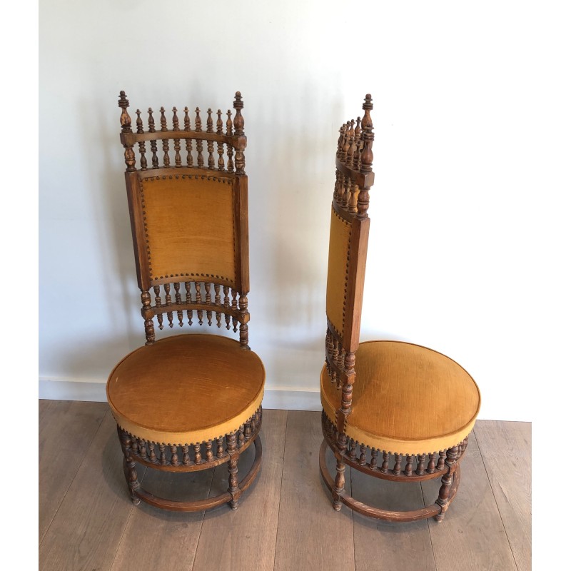 Paire de Chaises Arts & Crafts, Vers 1900