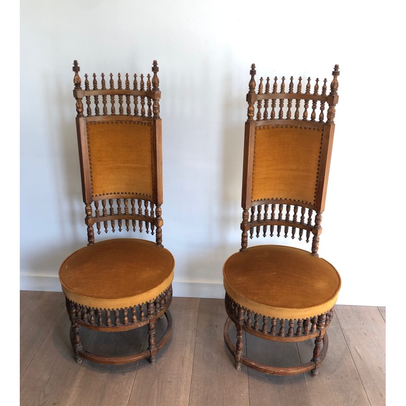 Paire de Chaises Arts & Crafts, Vers 1900