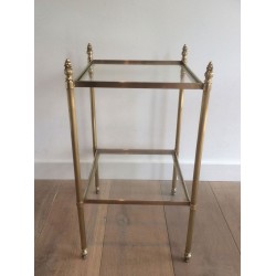 Paire de Bouts de Canapé en Laiton Attribués à la Maison Jansen