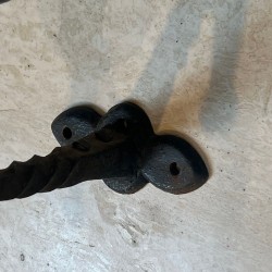 Pair of Gothic Style Wrought Iron Wall Lights